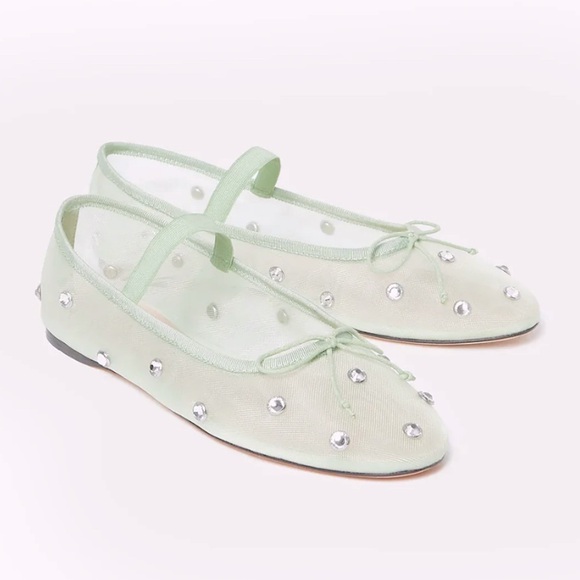 Loeffler Randall Women's Leonie Mesh Ballet Flat - Picture 1 of 2